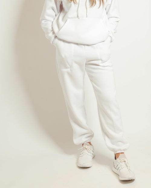Unisex Sweatpants White - Gender Neutral