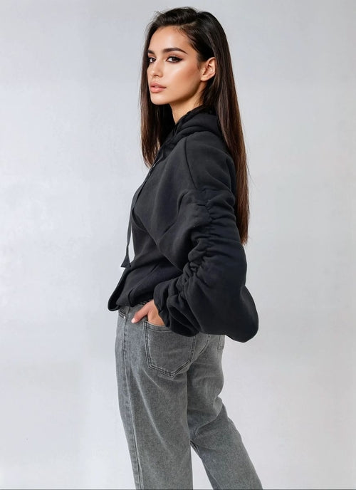 Oversized Hoodie with Front Pouch Pocket