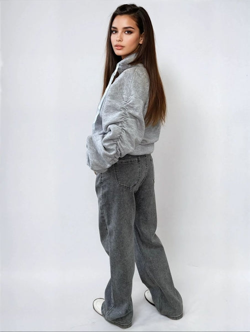 Oversized Hoodie with Front Pouch Pocket