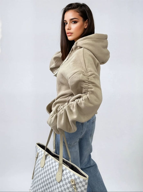 Oversized Hoodie with Front Pouch Pocket