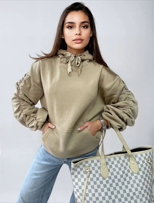 Oversized Hoodie with Front Pouch Pocket