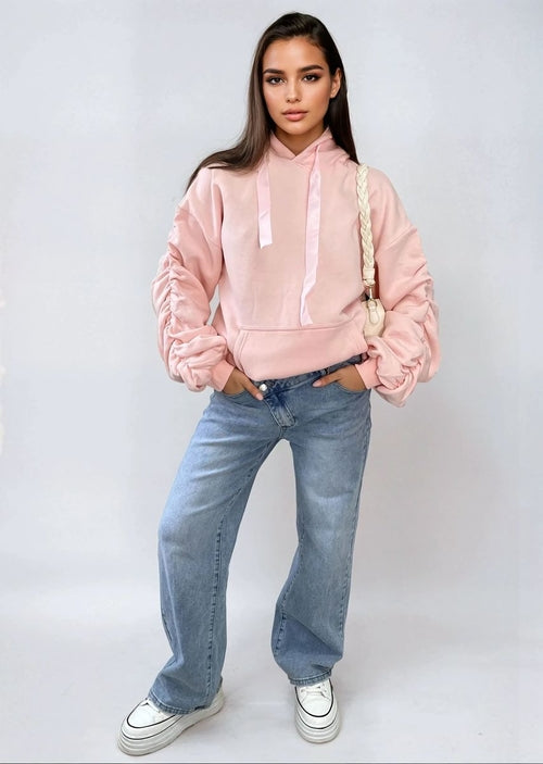 Oversized Hoodie with Front Pouch Pocket