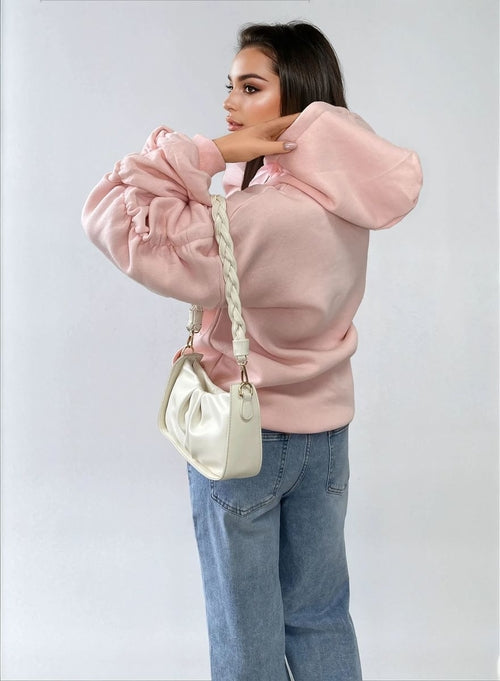 Oversized Hoodie with Front Pouch Pocket