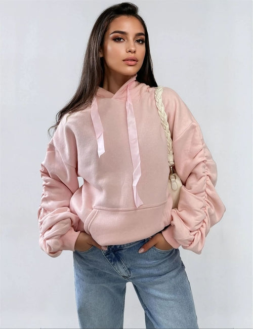 Oversized Hoodie with Front Pouch Pocket